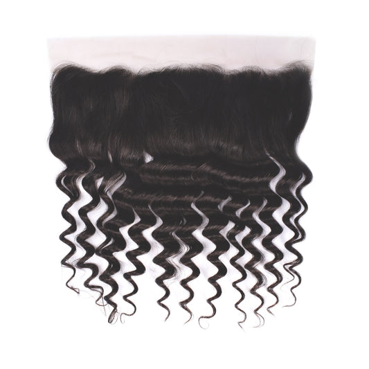 13x4 Transparent lace frontal deep wave